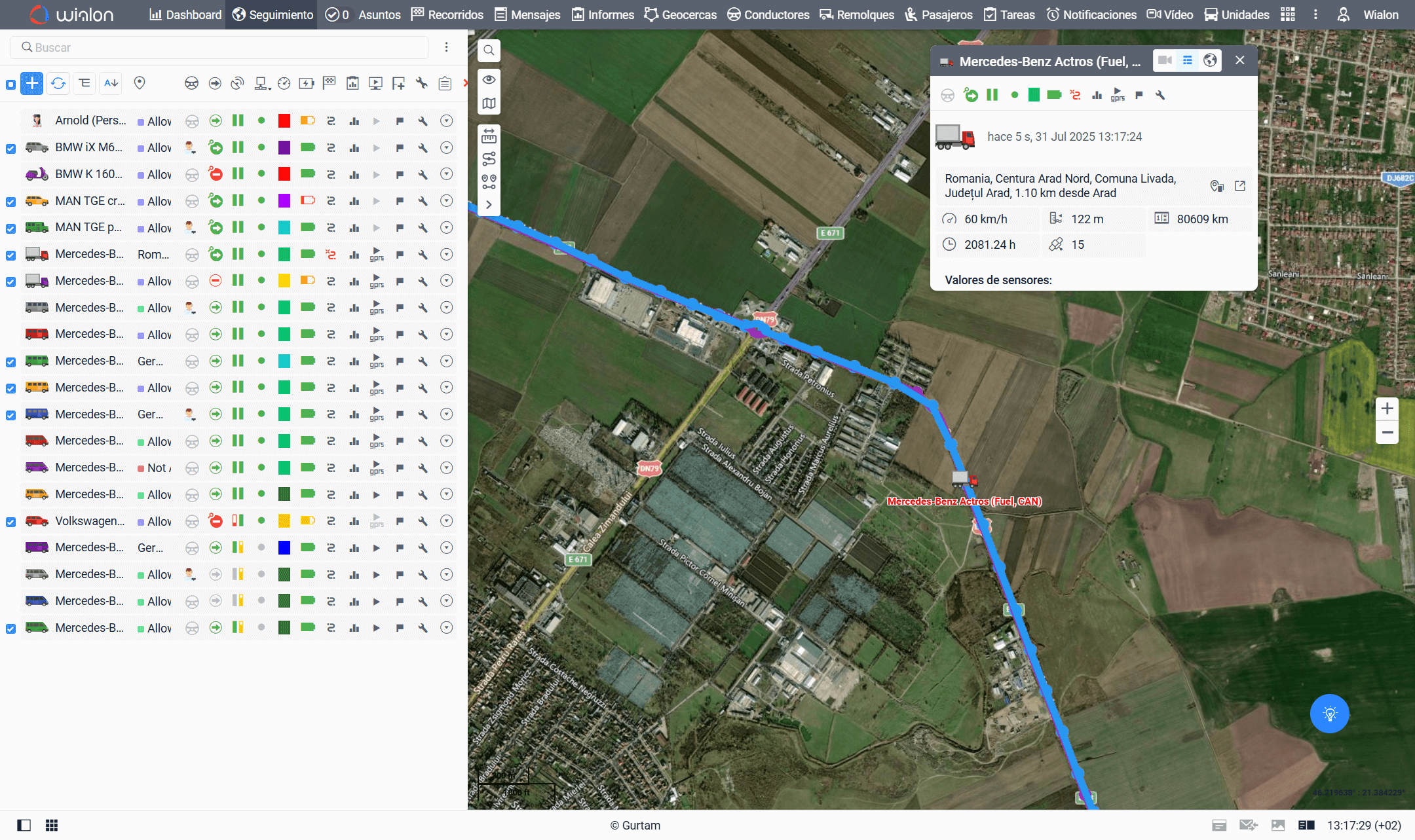 Rastreo GPS